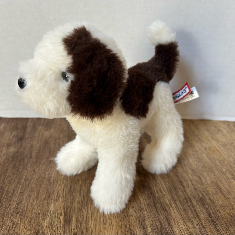 Douglas Cuddle Toys Brown White Plush Stuffed Puppy Dog 2021 Plush